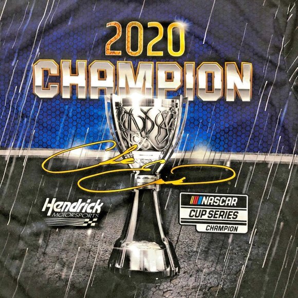 RARE OUT OF STOCK HENDRICK CHASE ELLIOTT 2020 DOUBLE SIDED CHAMPIONSHIP XL SHIRT - Picture 6 of 6
